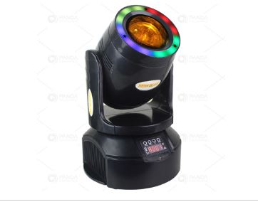 CABEZA MOVIL MINI BEAM LED 100W CON LED STRIP
