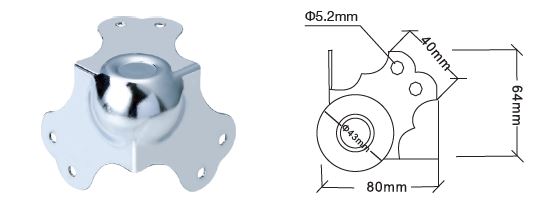ESQUINERO FLAT 6.5 CM