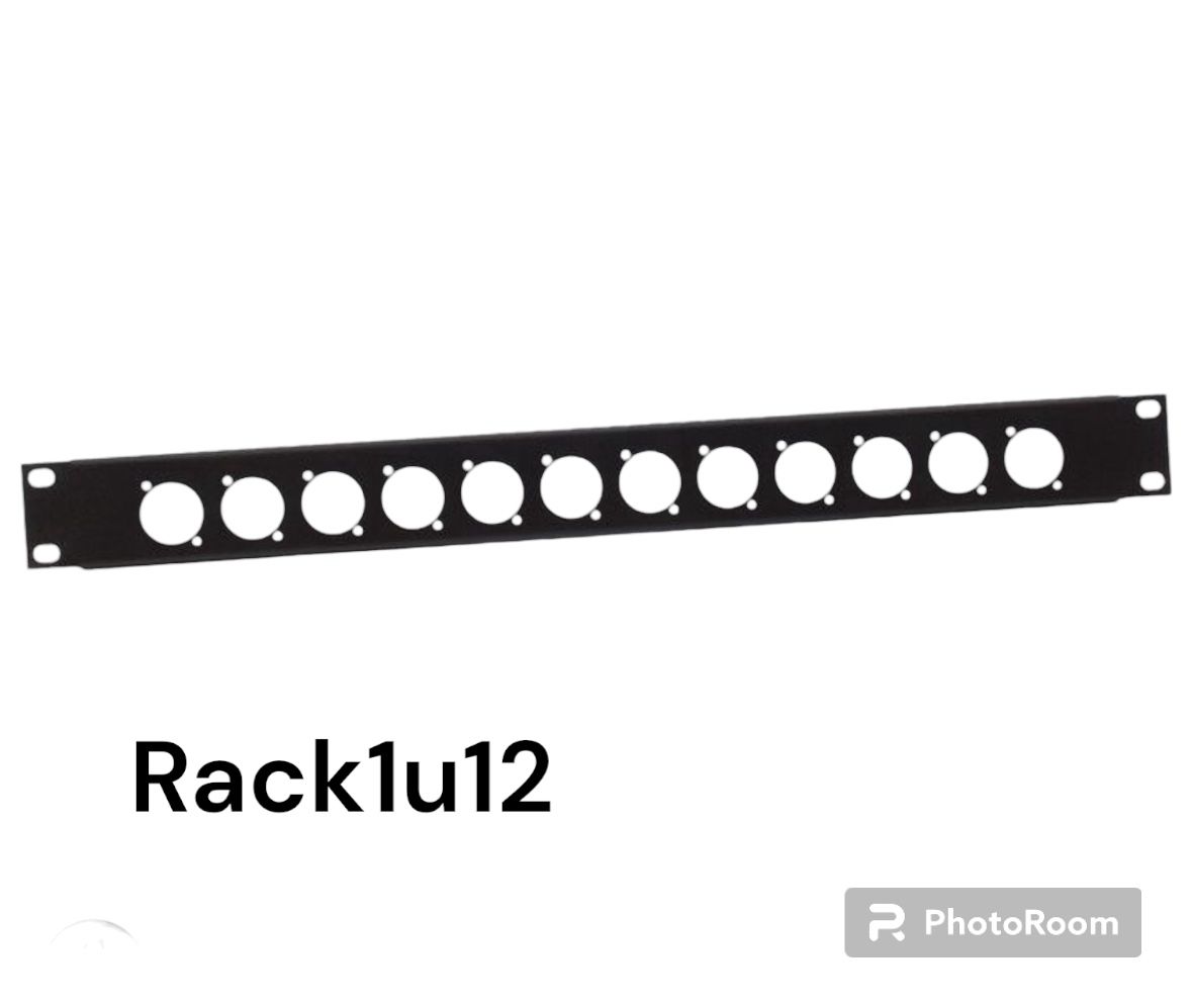 PANEL RACK 1U, 12CH