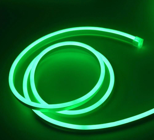 TIRA LED NEON FLEXIBLE VERDE 120V , 6...