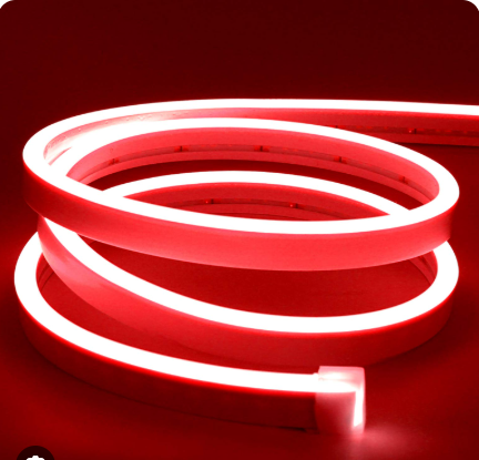 TIRA LED NEON FLEXIBLE ROJO 120V,6W/M...