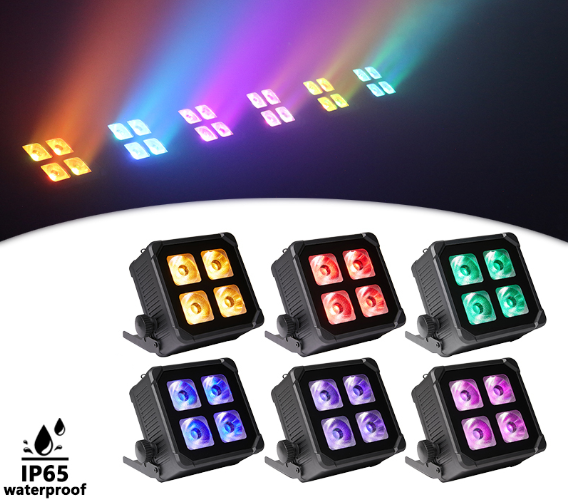 PAR LED 4*20W 6IN1 IP65