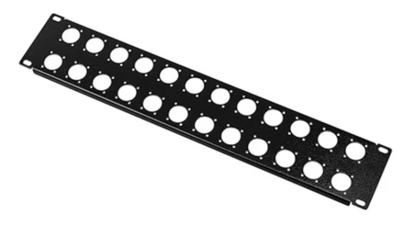 PANEL RACK METAL 2U, 24CH