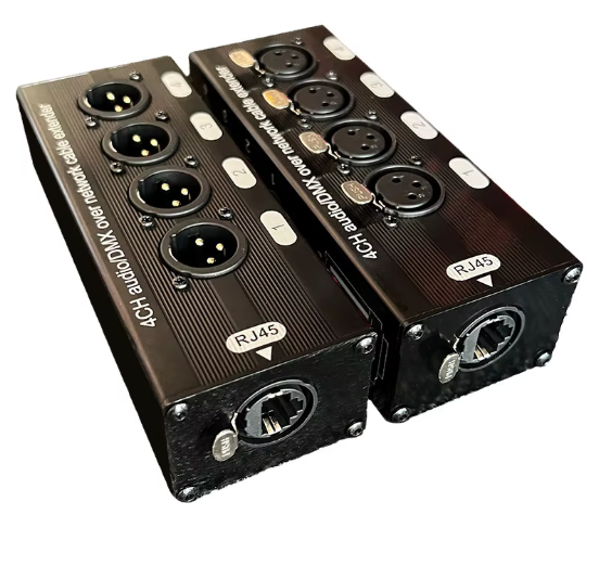 CONVERTIDOR SET RJ45 A XLR 4CH MACHO ...