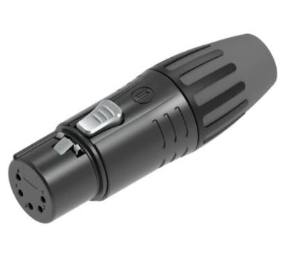 CONECTOR XLR HEMBRA 5 PIN , HEMBRA