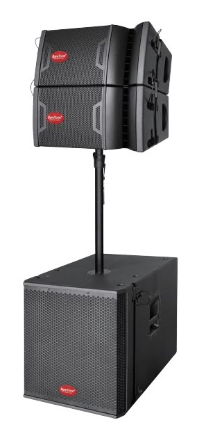 CAJA COLUMNA LINE ARRAY ACTIVO PORTATIL 1*15+ 2*8+DRIVER 25MM*2