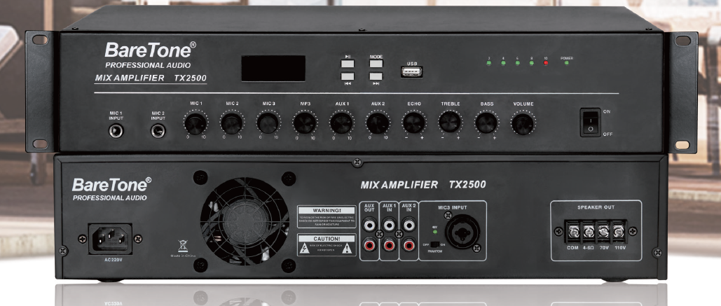 AMPLIFICADOR CLASE D 250W , WITH USB,...
