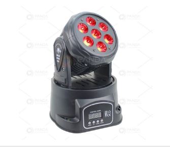 CABEZA MOVIL WASH LED 7 * 8W 4 IN 1