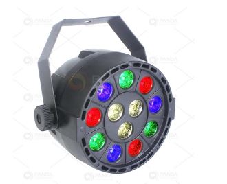PAR MINI LED DMX 7 CH 12*1W RGBW